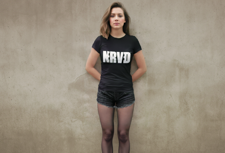 nerved-t-shirt-female-black